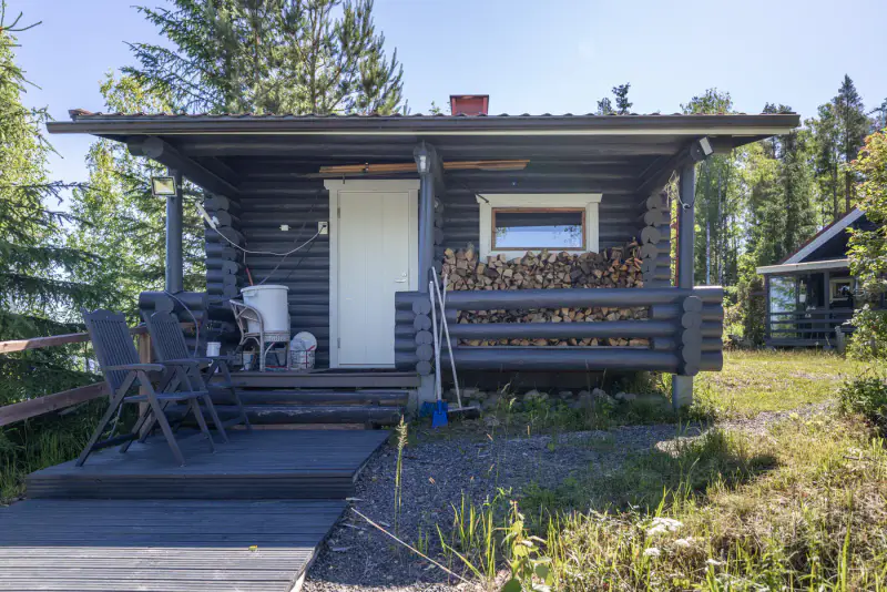Maison en rondins ~73 m² (2000, agrandie 2011) + rantasauna et garage, 2,72 ha et rive privée Etelä-Tervajärvi — Toivola / Mäntyharju — 7