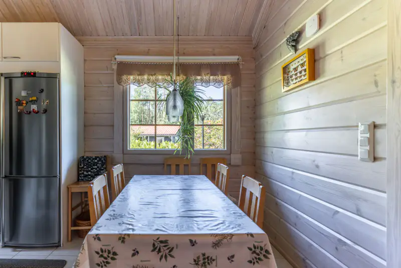 Maison en rondins ~73 m² (2000, agrandie 2011) + rantasauna et garage, 2,72 ha et rive privée Etelä-Tervajärvi — Toivola / Mäntyharju — 13