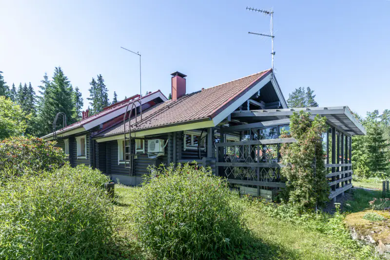 Maison en rondins ~73 m² (2000, agrandie 2011) + rantasauna et garage, 2,72 ha et rive privée Etelä-Tervajärvi — Toivola / Mäntyharju — 14