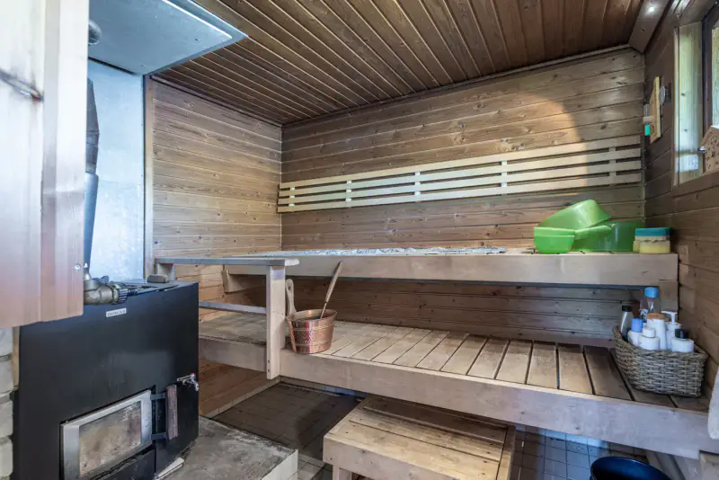 Maison en rondins ~73 m² (2000, agrandie 2011) + rantasauna et garage, 2,72 ha et rive privée Etelä-Tervajärvi — Toivola / Mäntyharju — 11