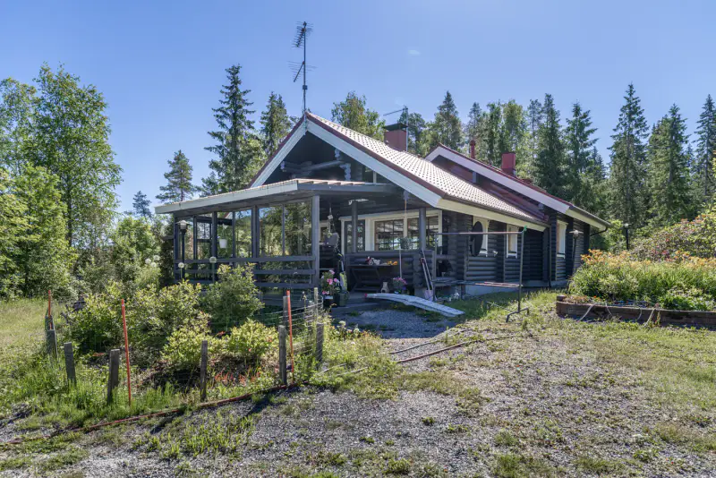 Maison en rondins ~73 m² (2000, agrandie 2011) + rantasauna et garage, 2,72 ha et rive privée Etelä-Tervajärvi — Toivola / Mäntyharju — 5