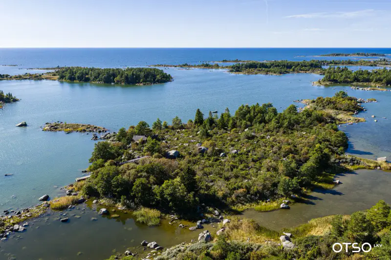 Mökki ~75 m² (1990) + rantasauna, île Pihlava-Linskeri ~1,5 ha et rive mer privée — Oura / Merikarvia — 7