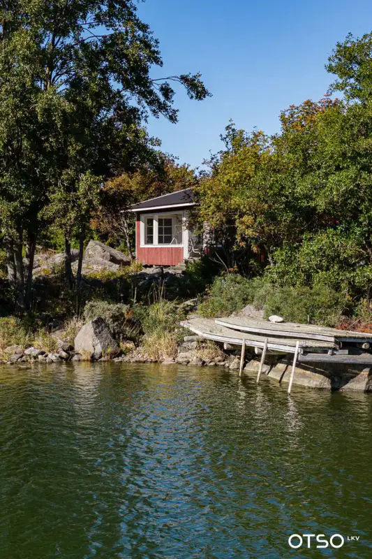 Mökki ~75 m² (1990) + rantasauna, île Pihlava-Linskeri ~1,5 ha et rive mer privée — Oura / Merikarvia — 14