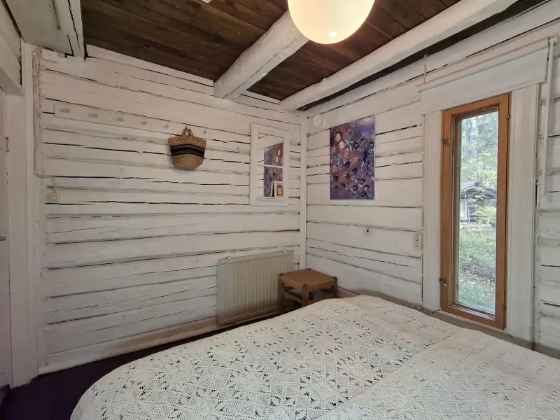 Hirsihuvila ~90 m² (1989) + sauna, 3 850 m², Kuolimo (île) — Suomenniemi / Mikkeli — 16