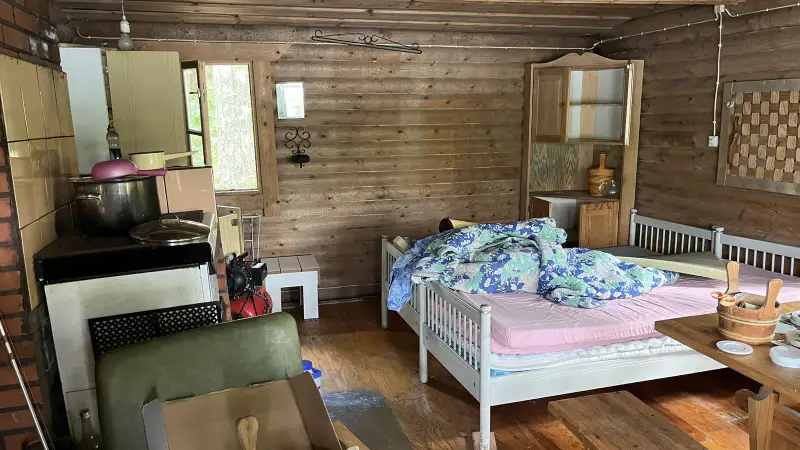 Sauna-chalet 1977, 25 m², rive privée, 2 020 m² — Paajalansaari, Anttola (Mikkeli) — 9