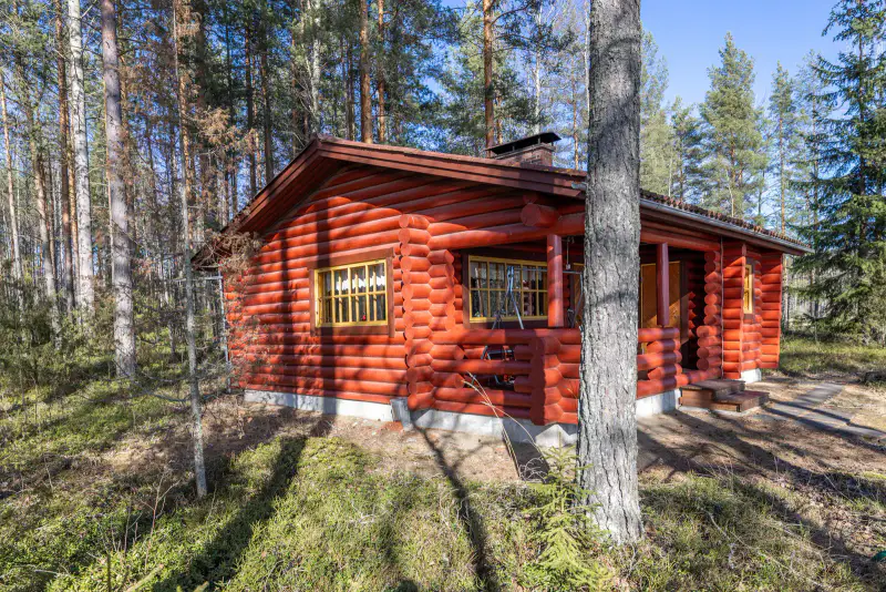 Chalet en rondins 1981, 55 m², rive privée Saimaa, 2 210 m² — Anttola, Mikkeli — 11