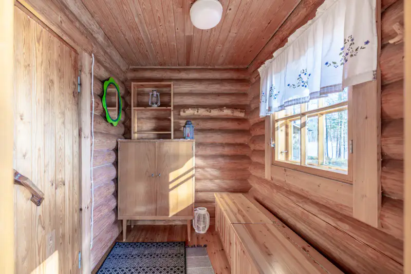 Chalet en rondins 1981, 55 m², rive privée Saimaa, 2 210 m² — Anttola, Mikkeli — 9