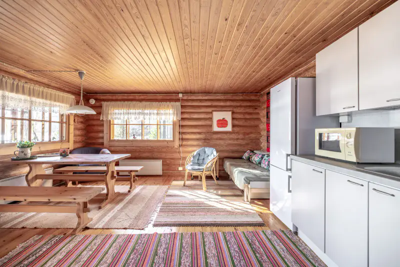 Chalet en rondins 1981, 55 m², rive privée Saimaa, 2 210 m² — Anttola, Mikkeli — 3