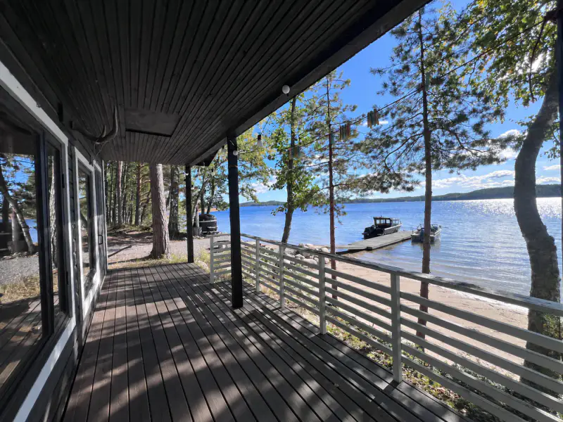 Mökki ~20–25 m² (1964) + rantasauna 2025, 9 150 m², plage Saimaa / Louhivesi — Mikkeli — 4