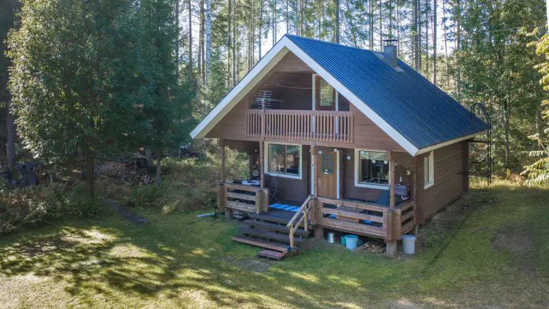 Chalet bois ~57 m² (1990) + saunamökki, 6 000 m², Yläjärvi — Mikkeli — 4