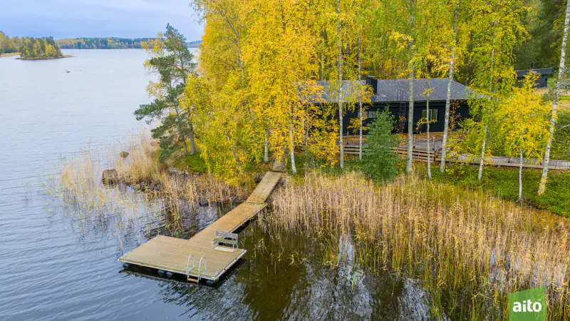 Villa JaloElla : maison de vacances 109 m² rénovée, rantasauna et ponton, 1,43 ha et rive privée sur le Paljavesi (Saimaa) — Mikkeli — 3