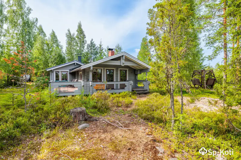 Chalet Honka ~50 m² (1991/1998), 3 000 m², Lahnajärvi — Keijola / Mikkeli — 3