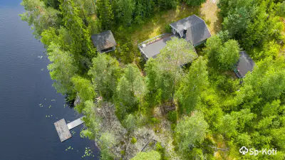 Chalet Honka ~50 m² (1991/1998), 3 000 m², Lahnajärvi — Keijola / Mikkeli — 1
