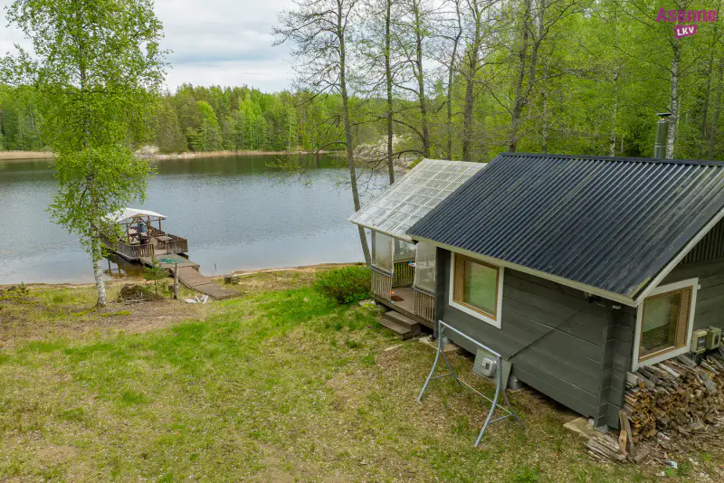 Rantasauna ~18 m² (2013) + droits 150 k-m², 5 160 m² (~80 m rive), Saimaa — Huttula / Mikkeli — 3