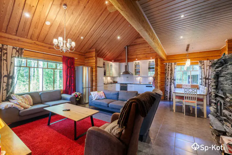 Hirsihuvila ~130 m² (2007) + sauna, 10 340 m², Munasenlampi — Rahula / Mikkeli — 5