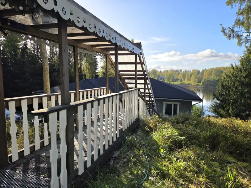 Maison ~205 m² (1993) + rantasauna ~30 m², 4 520 m² rive Saimaa (Kuivalahti) — Annilanselkä / Mikkeli — 5