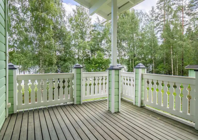 Maison 150 m² (1999) + rantasauna + hall 2 voitures, rive lac, 3 300 m² — Korpikoski / Mikkeli — 9