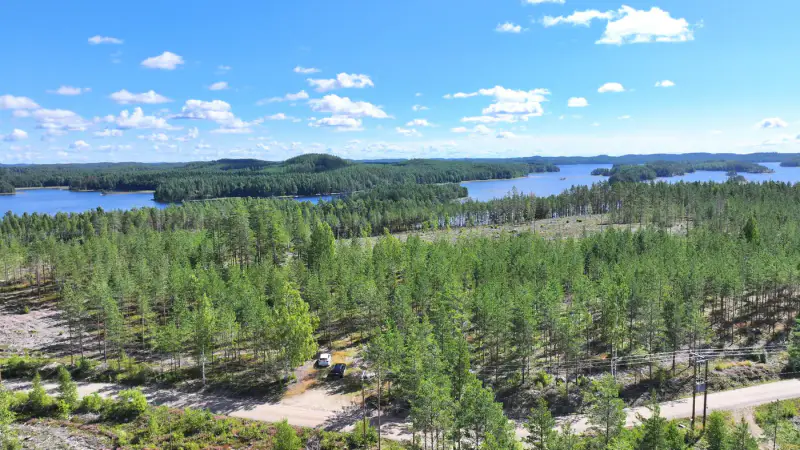 Terrain ~1 ha, ~60 m de rive Saimaa Yövesi, droit 160 k-m² (RA) — Haapiala / Mikkeli — 9