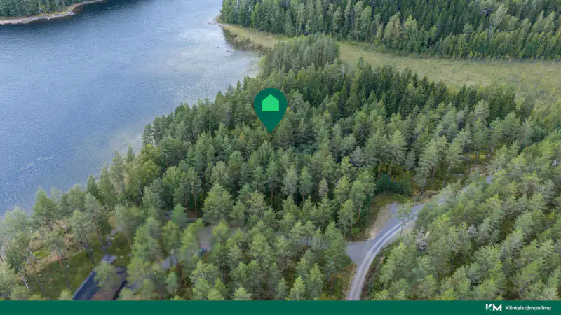 Terrain constructible ~6 358 m² (RA ≤250 k-m²), rive sud Saimaa — Anttola / Mikkeli — 13