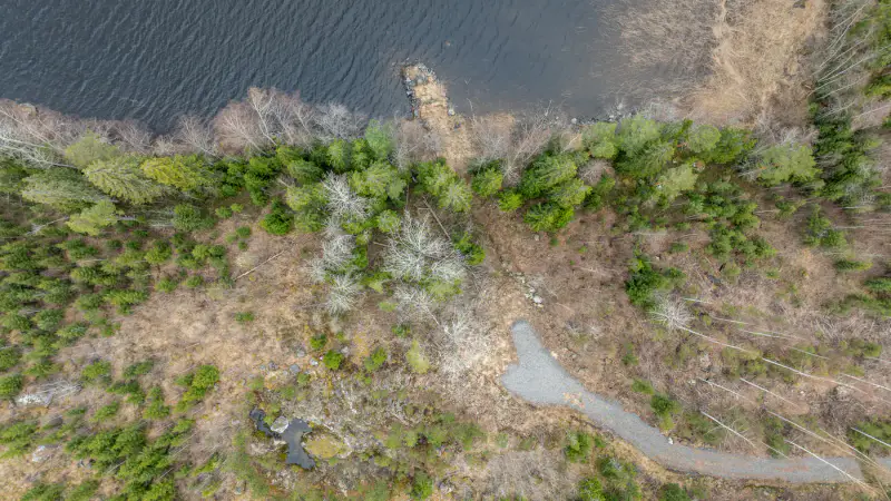 Terrain constructible Saimaa 4 550 m², droits ~232 m², élec prête — Helppanala / Mikkeli — 16