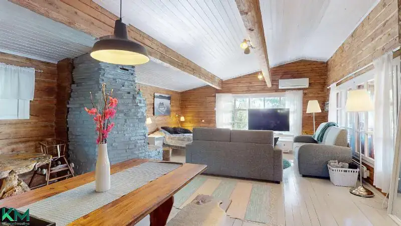 Hirsihuvila ~50 m², rive mer Raippaluoto, 4 400 m² — Mustasaari — 4