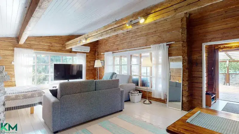 Hirsihuvila ~50 m², rive mer Raippaluoto, 4 400 m² — Mustasaari — 12