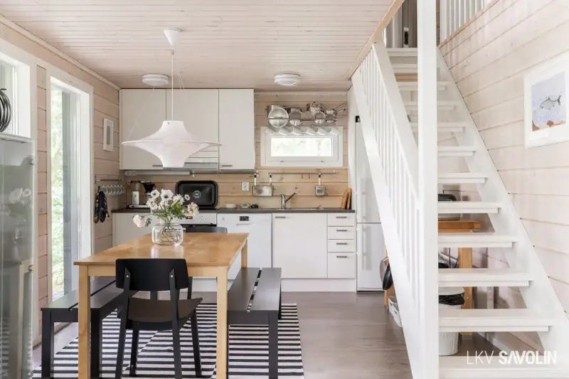 Loma-asunto meublé 2013, 75 m², rive Muuratjärvi + rantasauna, 4 140 m² — Muurame — 4