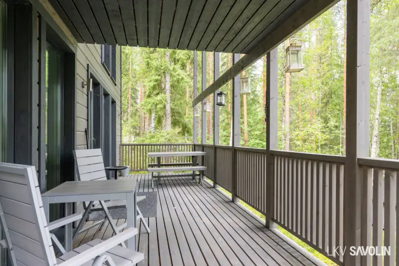 Loma-asunto meublé 2013, 75 m², rive Muuratjärvi + rantasauna, 4 140 m² — Muurame — 16