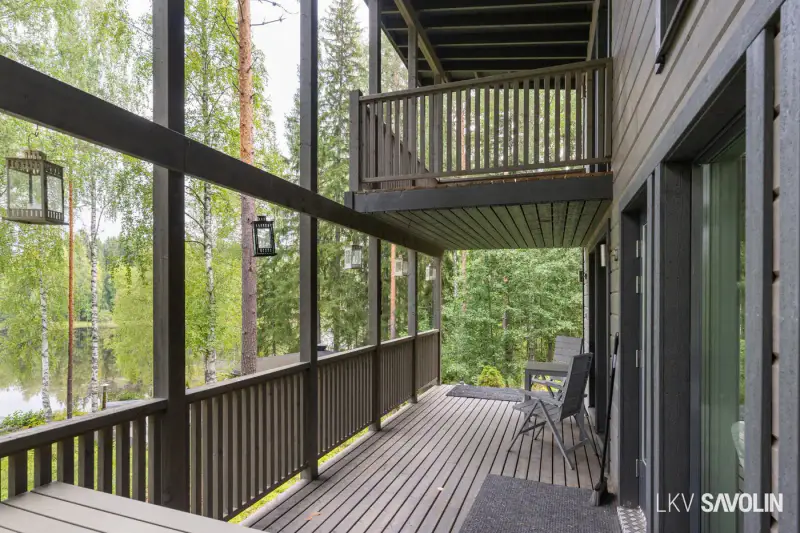 Loma-asunto meublé 2013, 75 m², rive Muuratjärvi + rantasauna, 4 140 m² — Muurame — 18