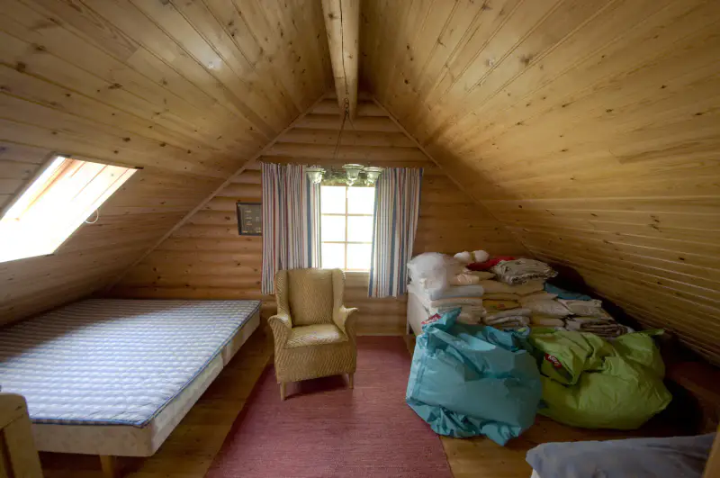 Mökki madriers ronds ~72 m² (1996) + sauna, 3 500 m² (~60 m rive mer) — Vähä-Kaita / Rymättylä — 15
