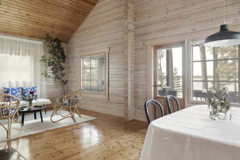 Mökki île ~90 m² (1998) + sauna, 5 986 m² (~230 m rive mer), Katavaluoto / Syväranta — Naantali–Masku — 9