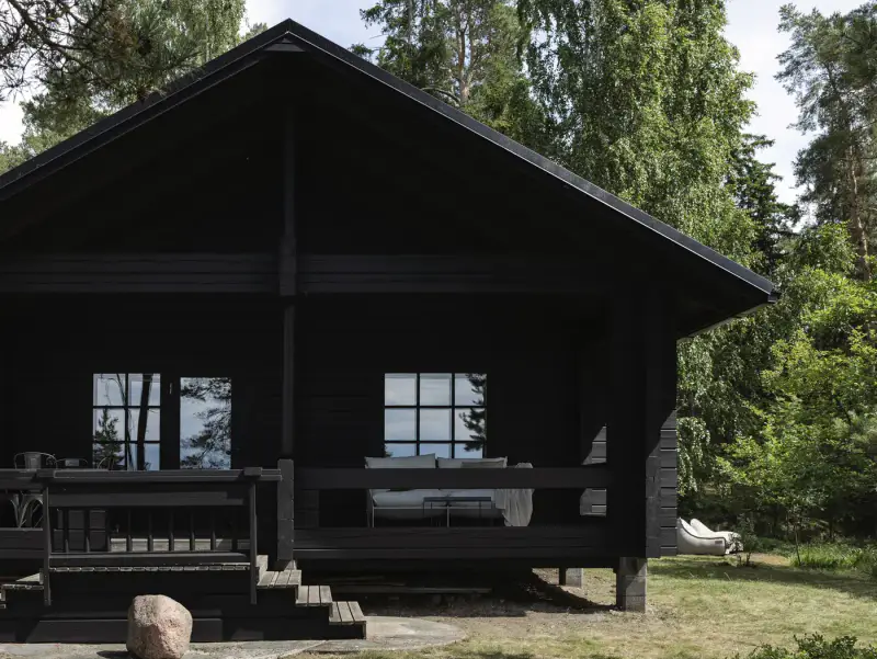 Mökki île ~90 m² (1998) + sauna, 5 986 m² (~230 m rive mer), Katavaluoto / Syväranta — Naantali–Masku — 4