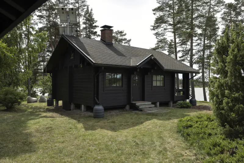 Mökki île ~90 m² (1998) + sauna, 5 986 m² (~230 m rive mer), Katavaluoto / Syväranta — Naantali–Masku — 16