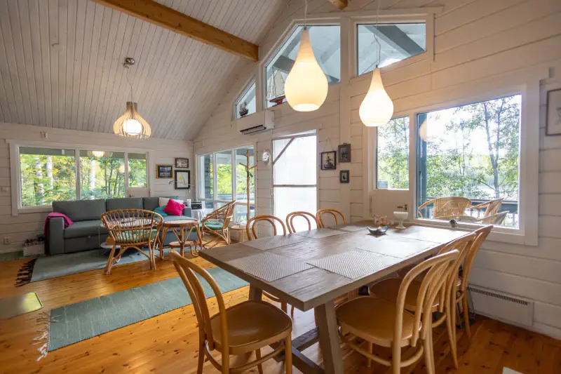 Hirsihuvila ~62 m² (1994) + sauna, 3 552 m², Pitkävesi — Ristijärvi / Orivesi — 9