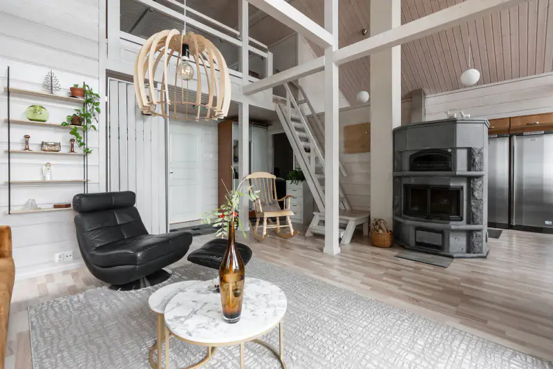 Maison / loisir ~69 m² (2009) + rantasauna, 2 500 m² (~70 m rive), Iso-Vuotunki — Ylikiiminki / Oulu — 6