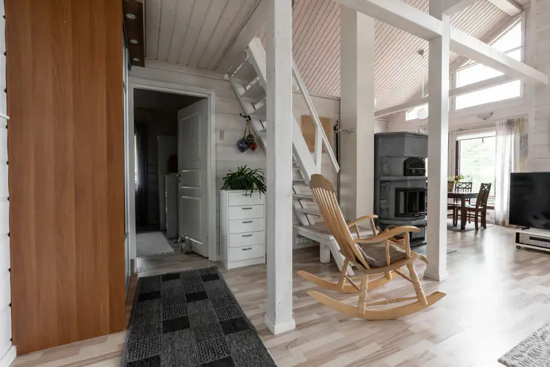 Maison / loisir ~69 m² (2009) + rantasauna, 2 500 m² (~70 m rive), Iso-Vuotunki — Ylikiiminki / Oulu — 2