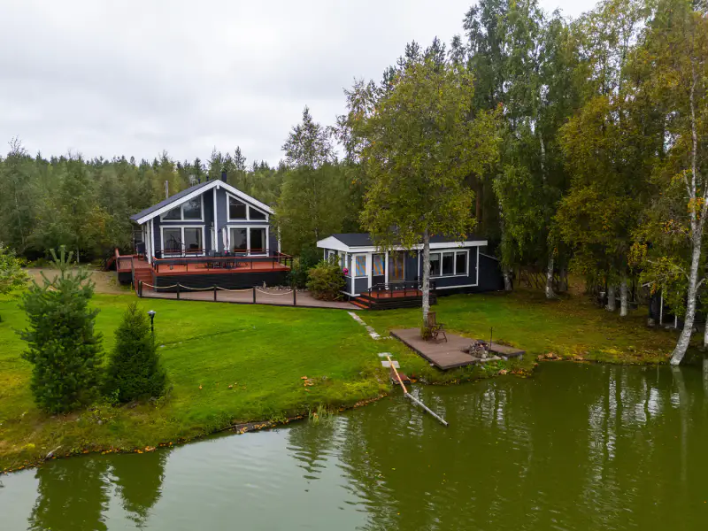 Maison / loisir ~69 m² (2009) + rantasauna, 2 500 m² (~70 m rive), Iso-Vuotunki — Ylikiiminki / Oulu — 1