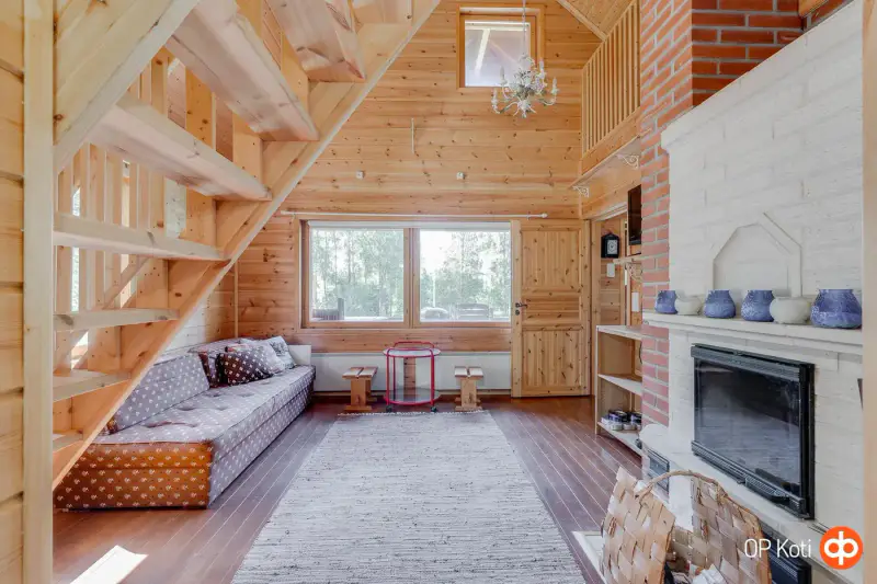 Mökki rondins Tiimatalo ~36 m² (2015) + sauna, rive Kiiminkijoki, 4 036 m² — Haukipudas — 5