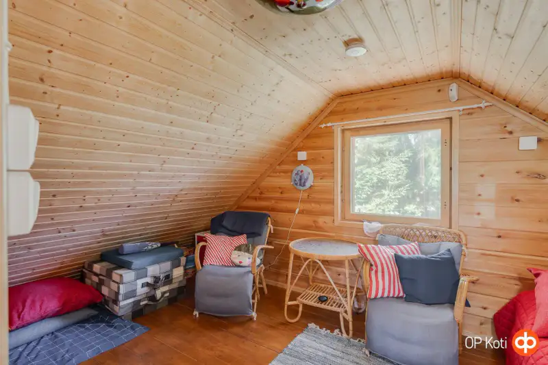 Mökki rondins Tiimatalo ~36 m² (2015) + sauna, rive Kiiminkijoki, 4 036 m² — Haukipudas — 11