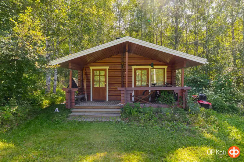 Mökki rondins Tiimatalo ~36 m² (2015) + sauna, rive Kiiminkijoki, 4 036 m² — Haukipudas — 15
