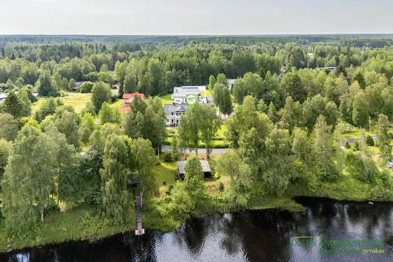 Maison Kannustalo 2007, 249 m², rive privée Kiiminkijoki, 3 670 m² — Kiiminki, Oulu — 7