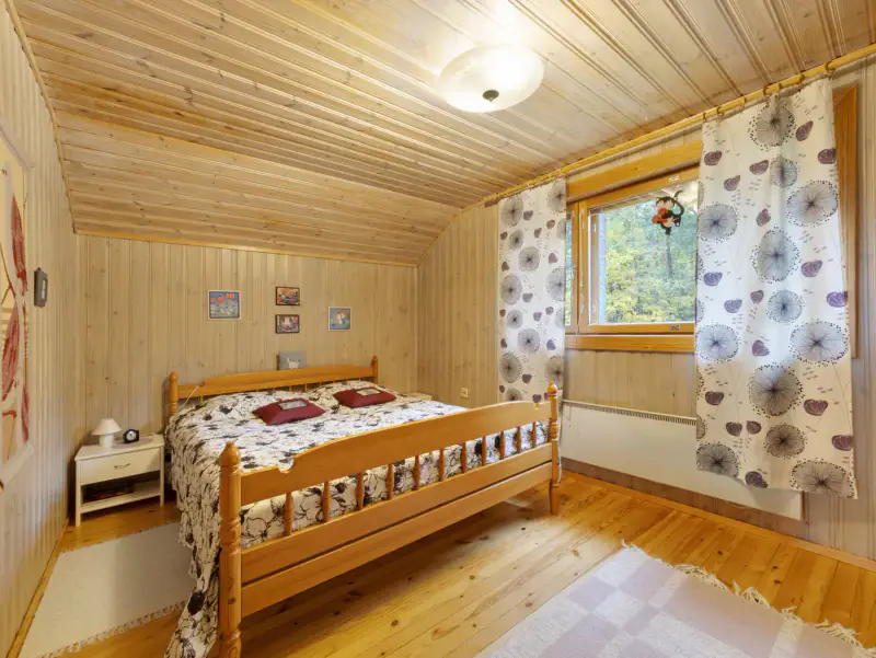 Maison ronds 127 m² (2005) + rantasauna, plage sable Juojärvi ~60 m, 5 030 m² — Viuruniemi — 11