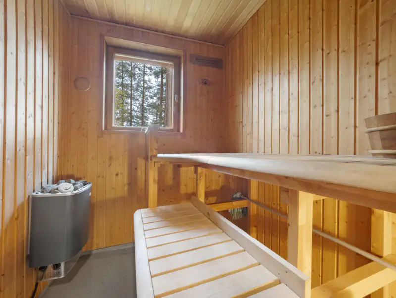 Maison ronds 127 m² (2005) + rantasauna, plage sable Juojärvi ~60 m, 5 030 m² — Viuruniemi — 18