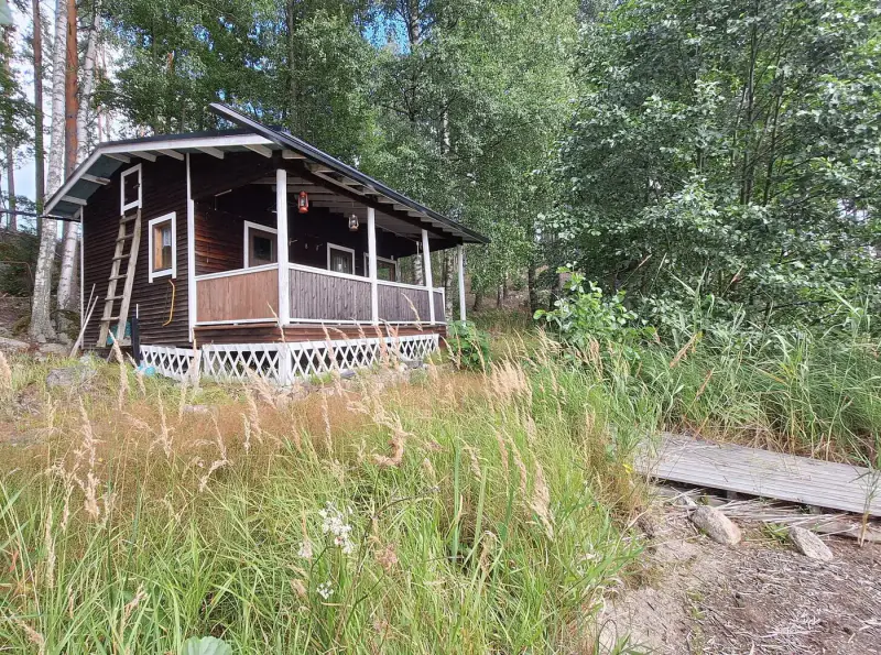 Terrain 5 138 m² (~65 m rive) + ancienne rantasauna, Päijänne — Seitniemi / Padasjoki — 7