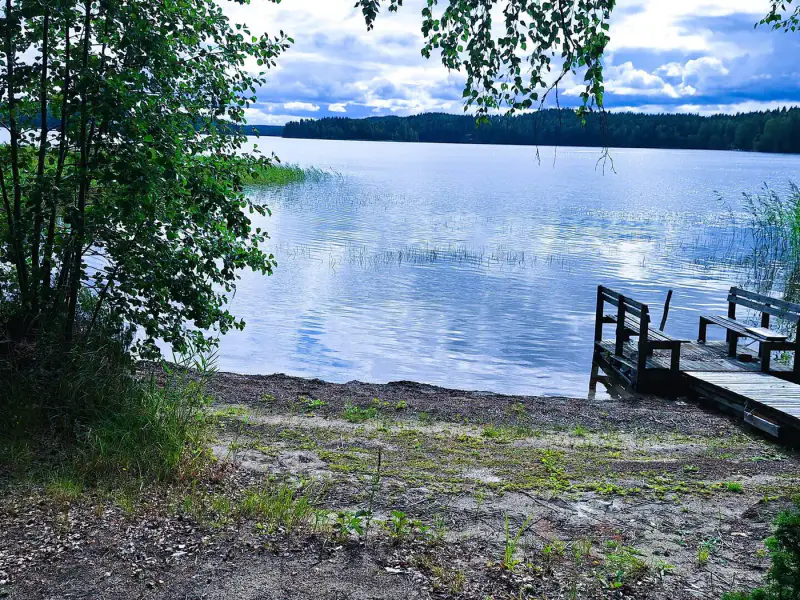 Terrain 5 138 m² (~65 m rive) + ancienne rantasauna, Päijänne — Seitniemi / Padasjoki — 2
