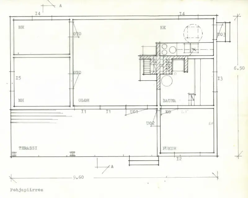 Chalet 1974, 41 m², rive mer privée, 17 740 m² — Ängholm, Houtskari (Parainen) — 2