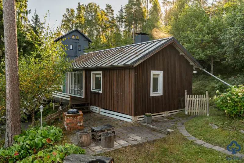 Deux mökki 1950s + sauna, ~37 m rive mer, vesijättö — Parainen — 8