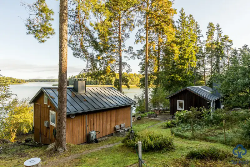 Deux mökki 1950s + sauna, ~37 m rive mer, vesijättö — Parainen — 7