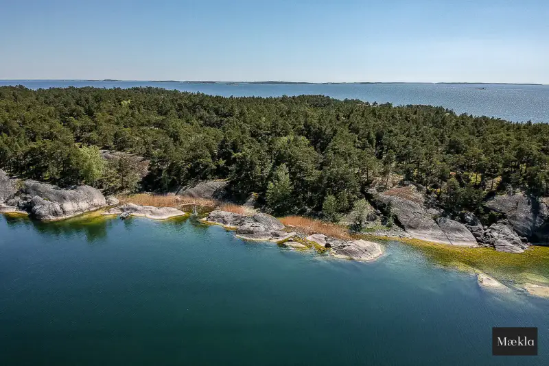 Terrain île ~7,1 ha, droit RA1 200 m², ~400 m rive Haraskärsfjärden — Haraskär / Nauvo / Parainen — 11