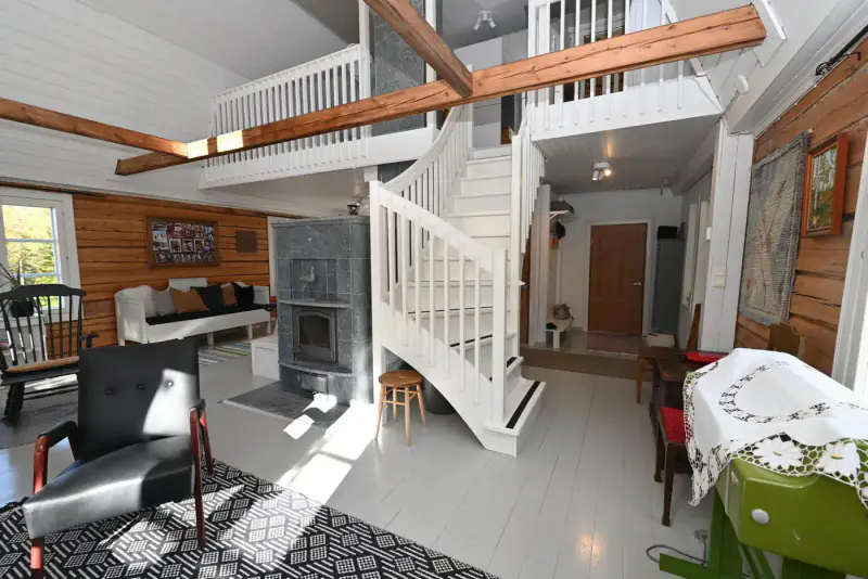 Maison bois ~100 m² (1991) + rantasauna 2018, 15 934 m², rive privée — Pello — 6